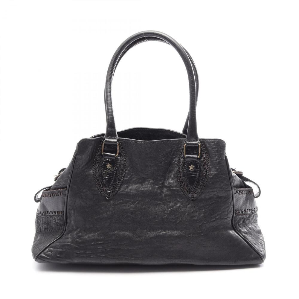 Fendi Etnico Handbag leather black